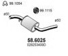 VW 023253409S Middle Silencer
